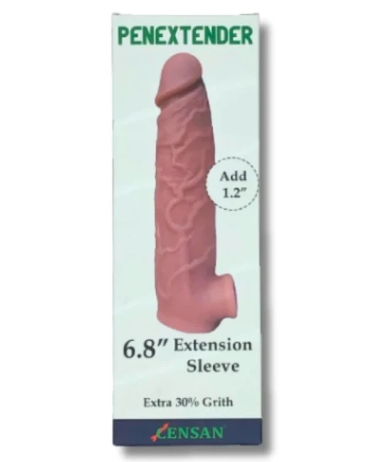 Gerçekçi Penis Kılıfı - Silikon, Yumuşak Dokulu