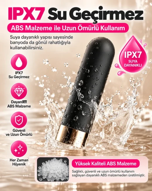 USB Şarjlı 10 Modlu %100 Suya Dayanıklı Vibratör - Ürün görseli 4