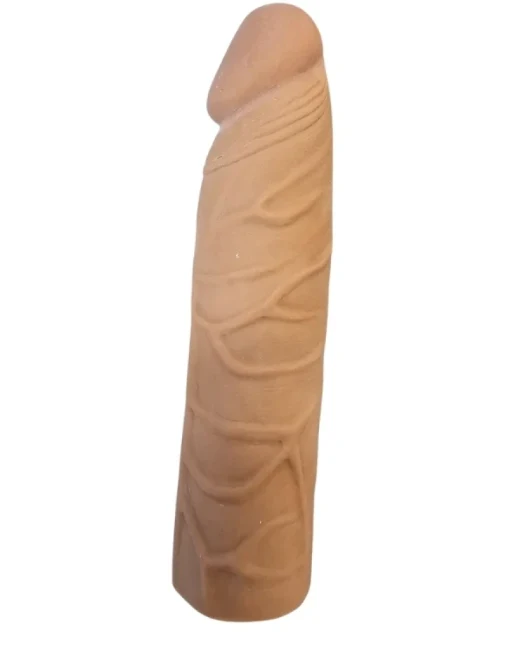 Gerçekçi Melez Penis Kılıfı Et Dokusunda 17 cm - Yumuşak Dokulu alternatif görünüm
