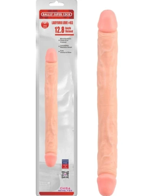 Çift Taraflı Dildo - Lateks