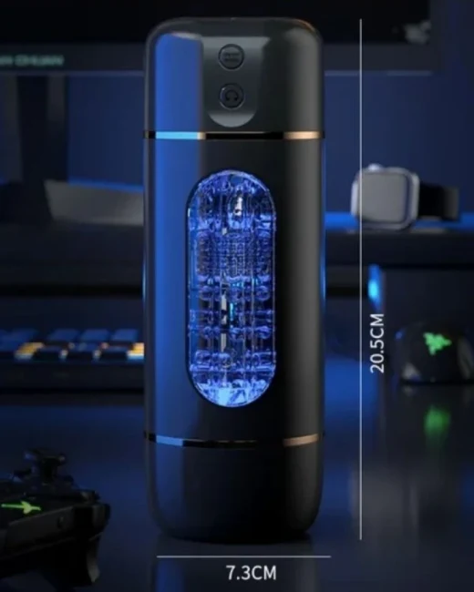USB Şarjlı 10 Mod Titreşimli Sesli Akıllı Mastürbatör alternatif görünüm