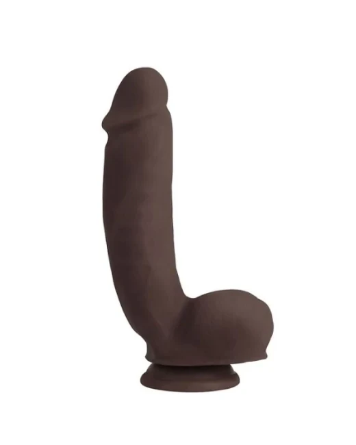 21 cm Kıkırdaklı Gerçekçi Dildo - Silikon