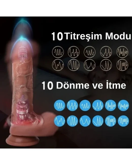 Ultra Gerçekçi Isıtma İleri Geri ve Dönme Fonksiyonlu Gerçekçi - Ürün görseli 3
