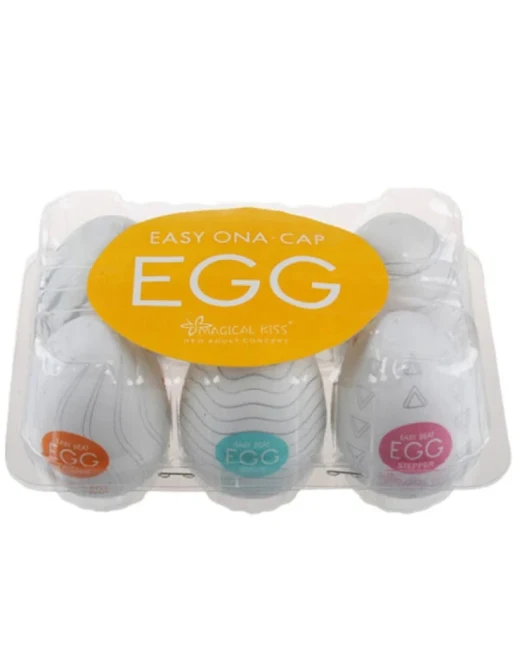 6'lı Esnek Egg Erkek Mastürbatör Seti - Ürün görseli 4