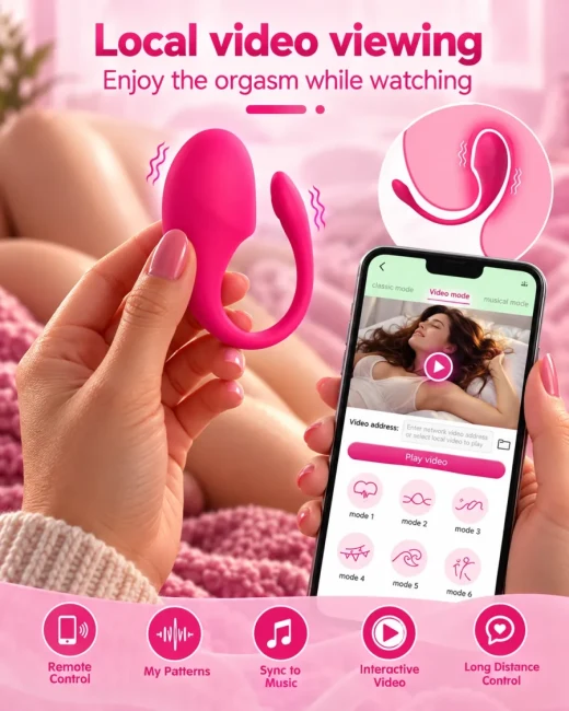 Telefon Kontrollü Yumurta Vibratör - 10 Mod, Kontrol Sizde - Ürün görseli 10