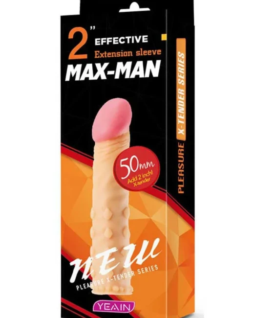 50 mm Dolgulu Penis Kılıfı YN0049 - Yumuşak Dokulu alternatif görünüm