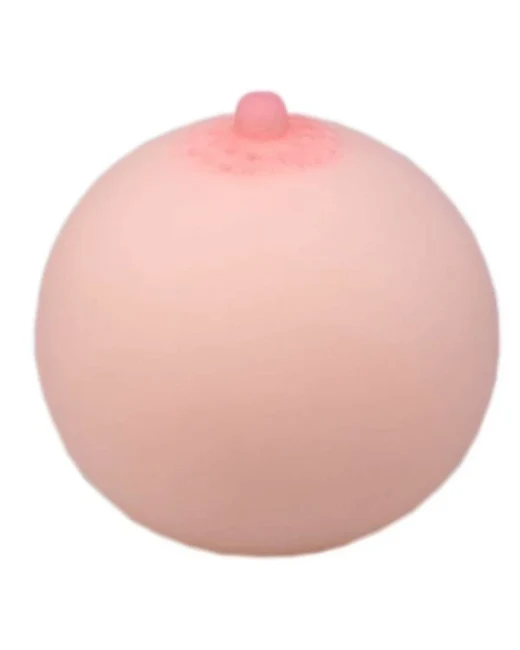 Anal Girişli Dolgulu Göğüs Mastürbatör - Silikon