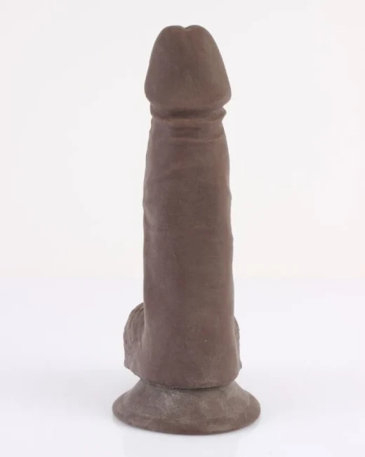 18 cm Kıkırdaklı Gerçekçi Dildo - Silikon alternatif görünüm