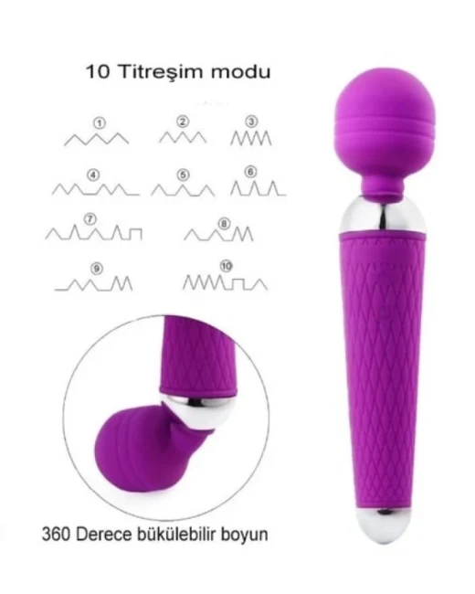 Şarjlı Güçlü Titreşimli G Noktası Vibratör - Ürün görseli 3